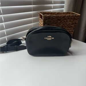 Coach Black Leather Crossbody Bag